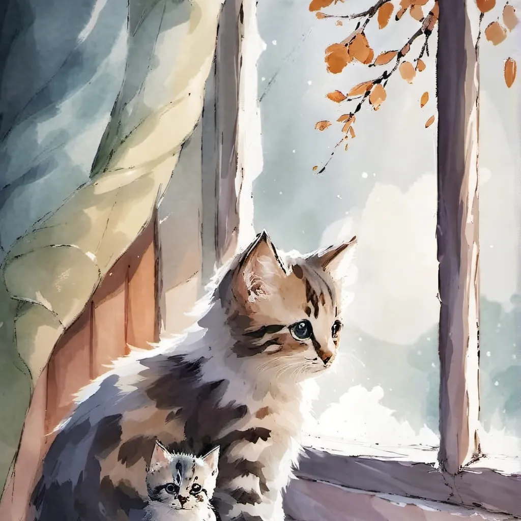 chat with ai character: kitten and cat
