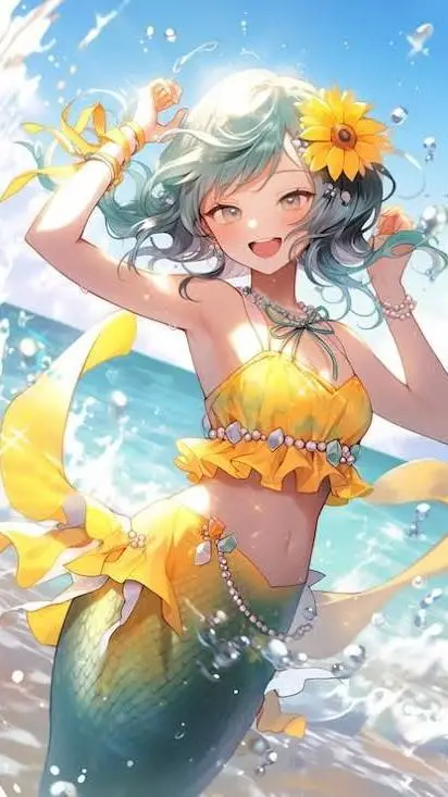 ai character: Mermaid background