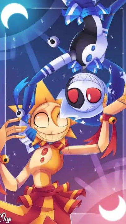 ai character: Sun And Moon! background