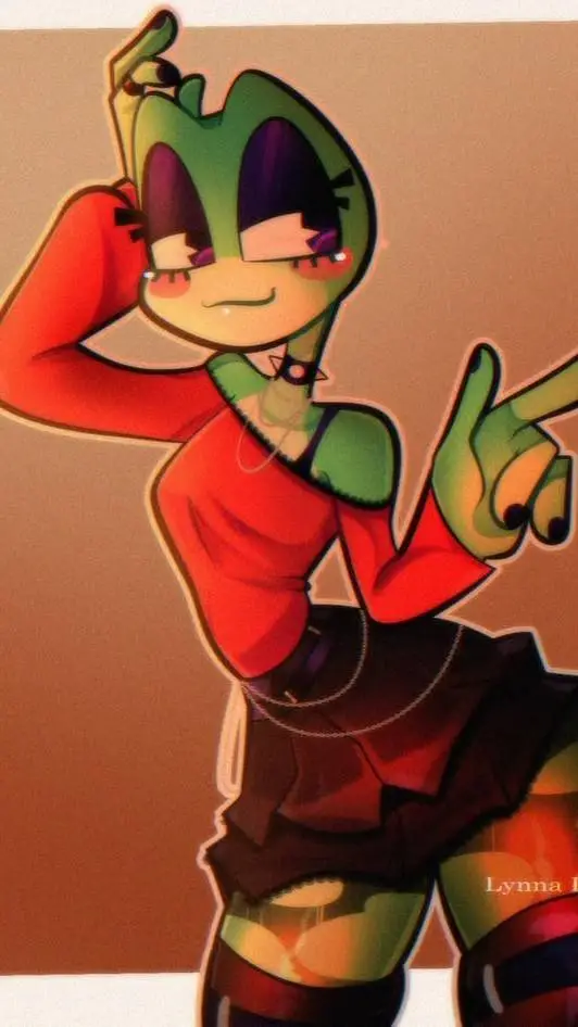 ai character: ribbit background