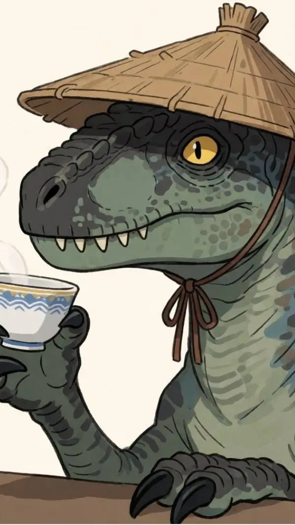 ai character: Chinese raptor background