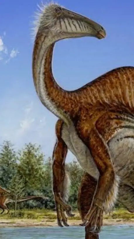 ai character: dumb dino guy background