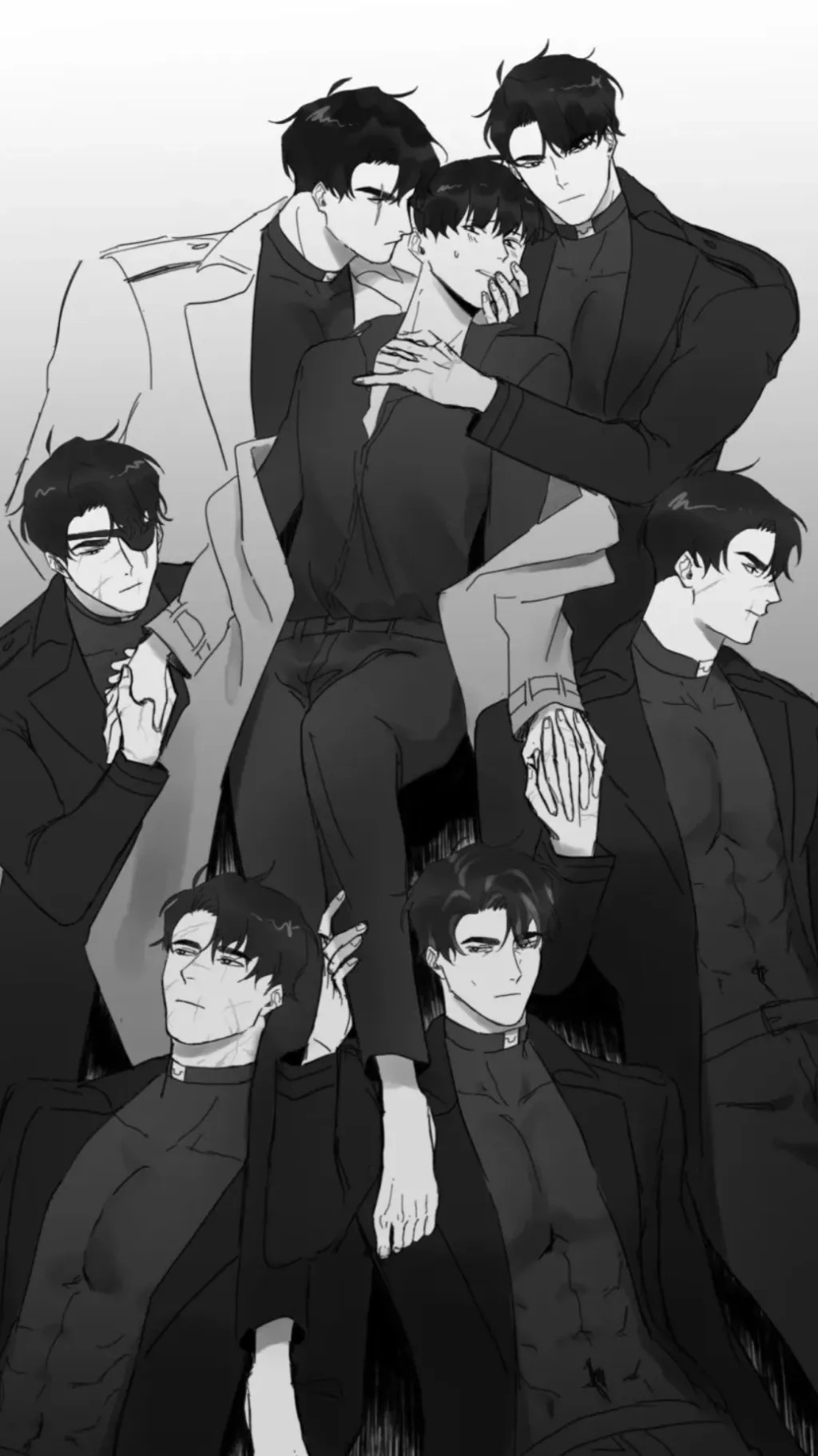 ai character: Six husbands! background