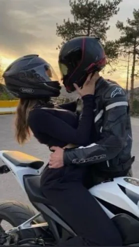 ai character: Your biker gf  background