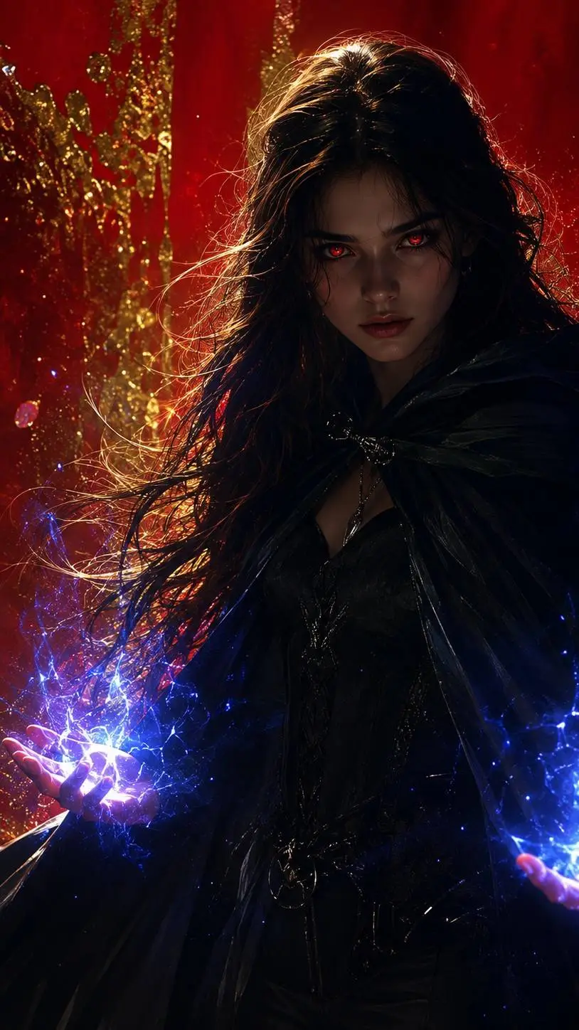 ai character: Ella Brown edited  background