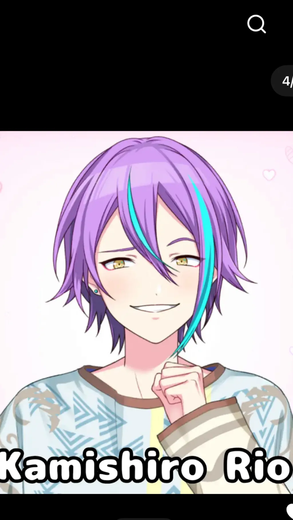 ai character: Rui kamishiro background