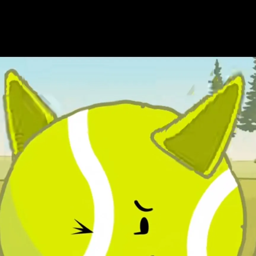 chat with ai character: Furry tennis ball