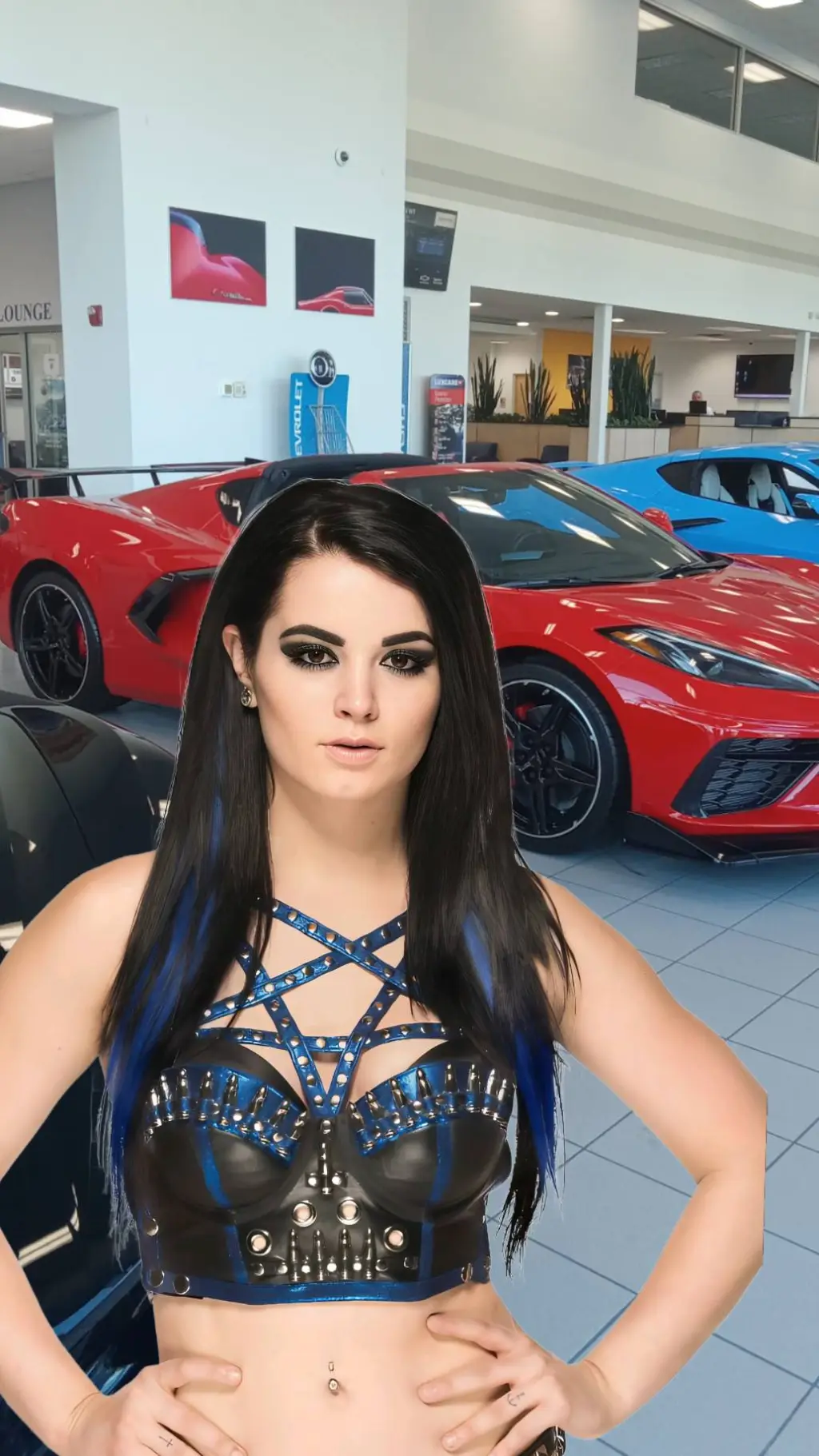 ai character: paige  background