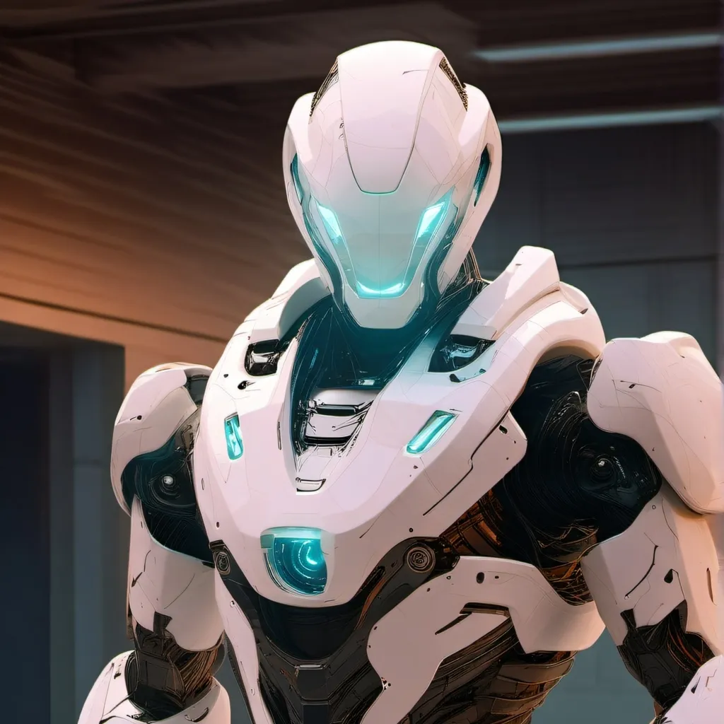 chat with ai character: Dangerous robot