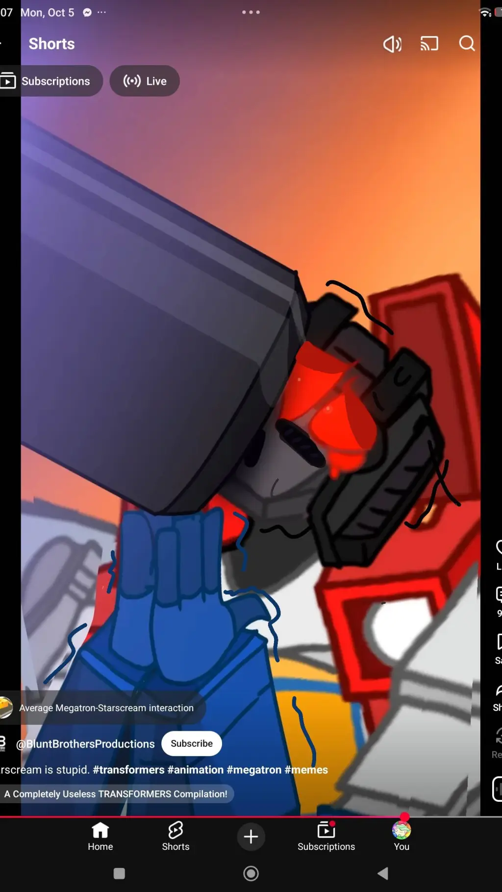 ai character: mad megatron background