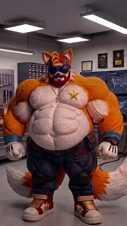 ai character: Tails background