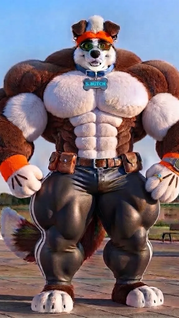 ai character: Buff Samuel Butch  background