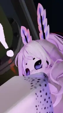 ai character: Deep sea bunny fur background