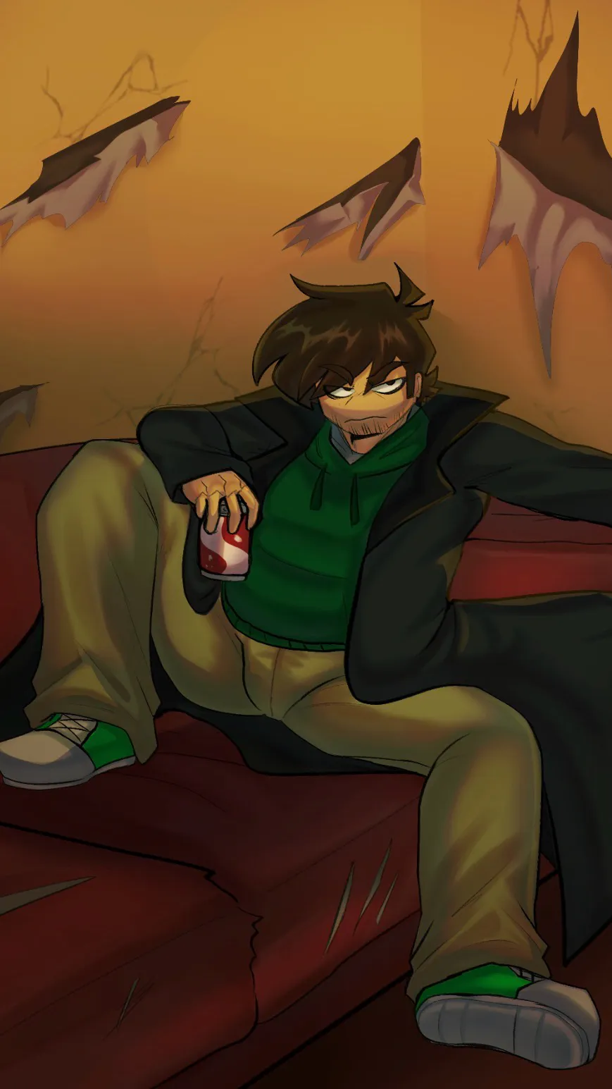 ai character:  future ￼ Edd  background