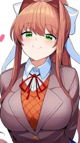 ai character: monika  background