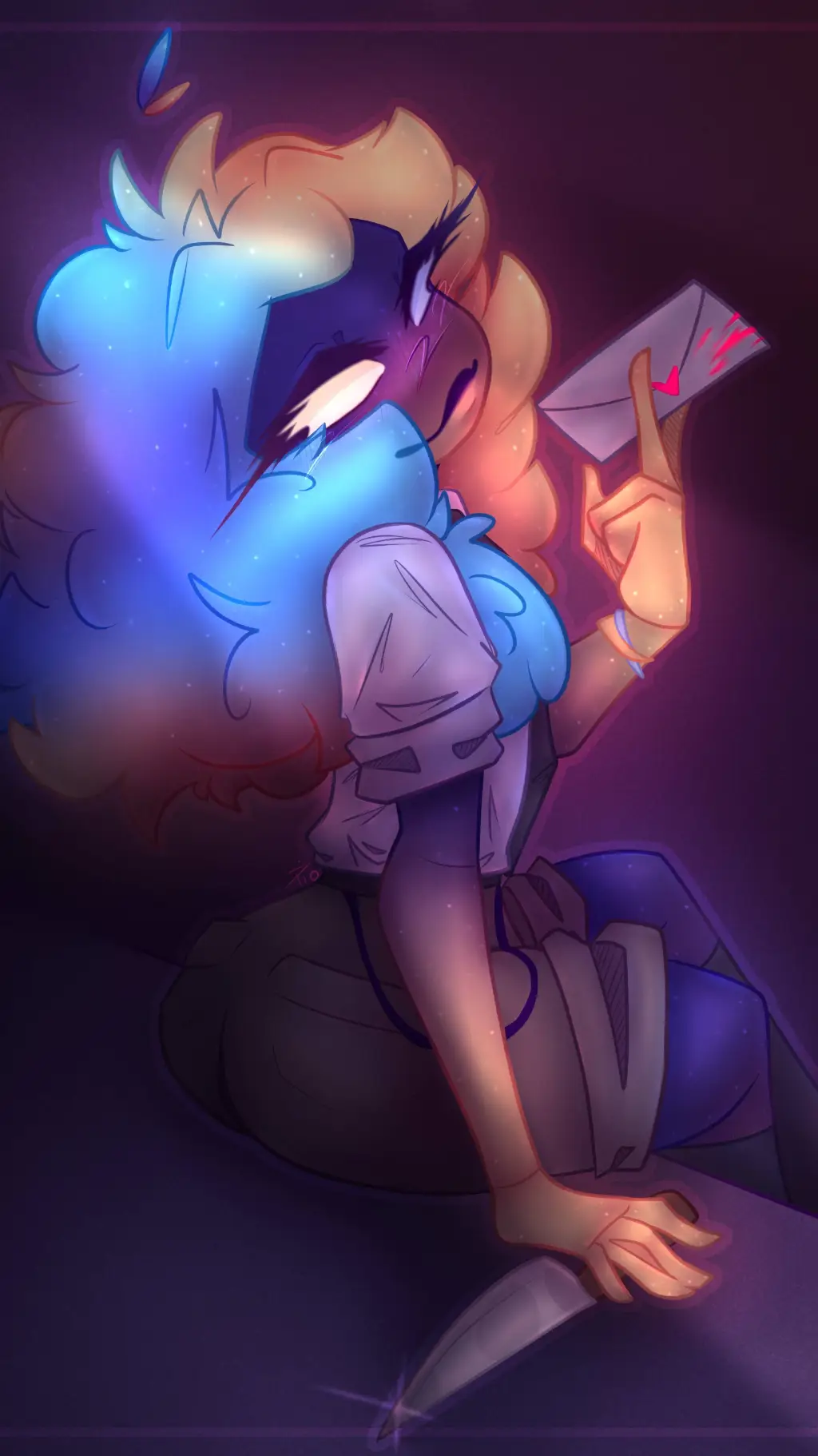ai character: Yandere Gemini background