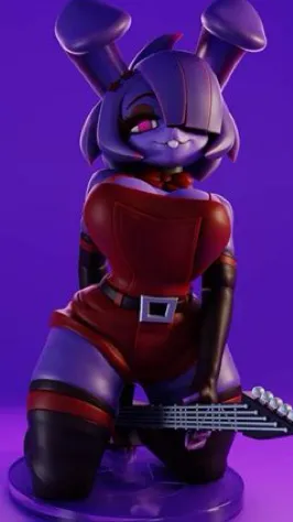 ai character: Bonfie fazclair background
