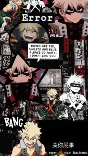ai character: mha crazy fan gir background