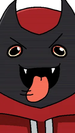 ai character: Baby XDemon background