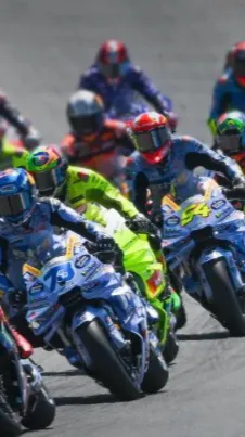 ai character: Moto GP Race background