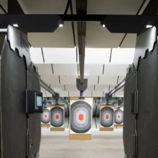 chat with ai character: Shooting range
