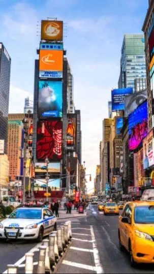 ai character: New York background