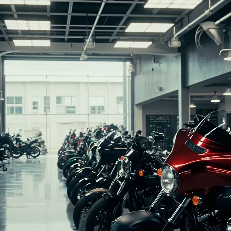 chat with ai character: Motorcycle shop