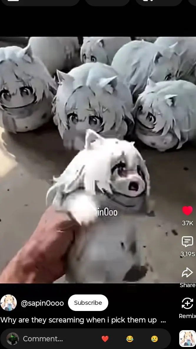 ai character: baby shirokos  background