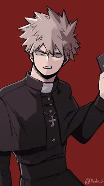ai character: Priest Katsuki  background