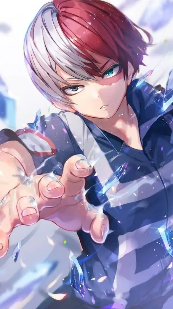 ai character: Shoto Todoroki background