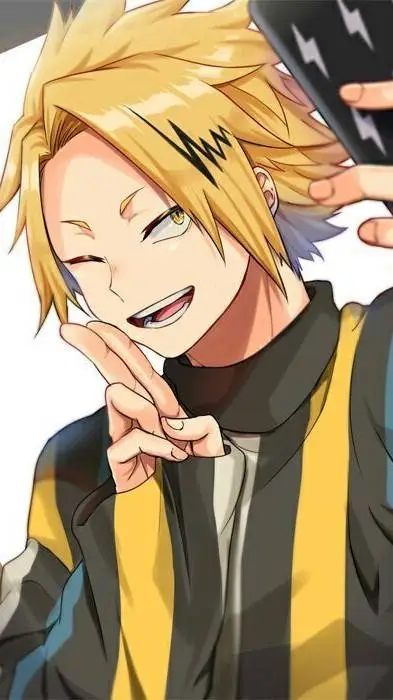 ai character: Denki Kaminari background