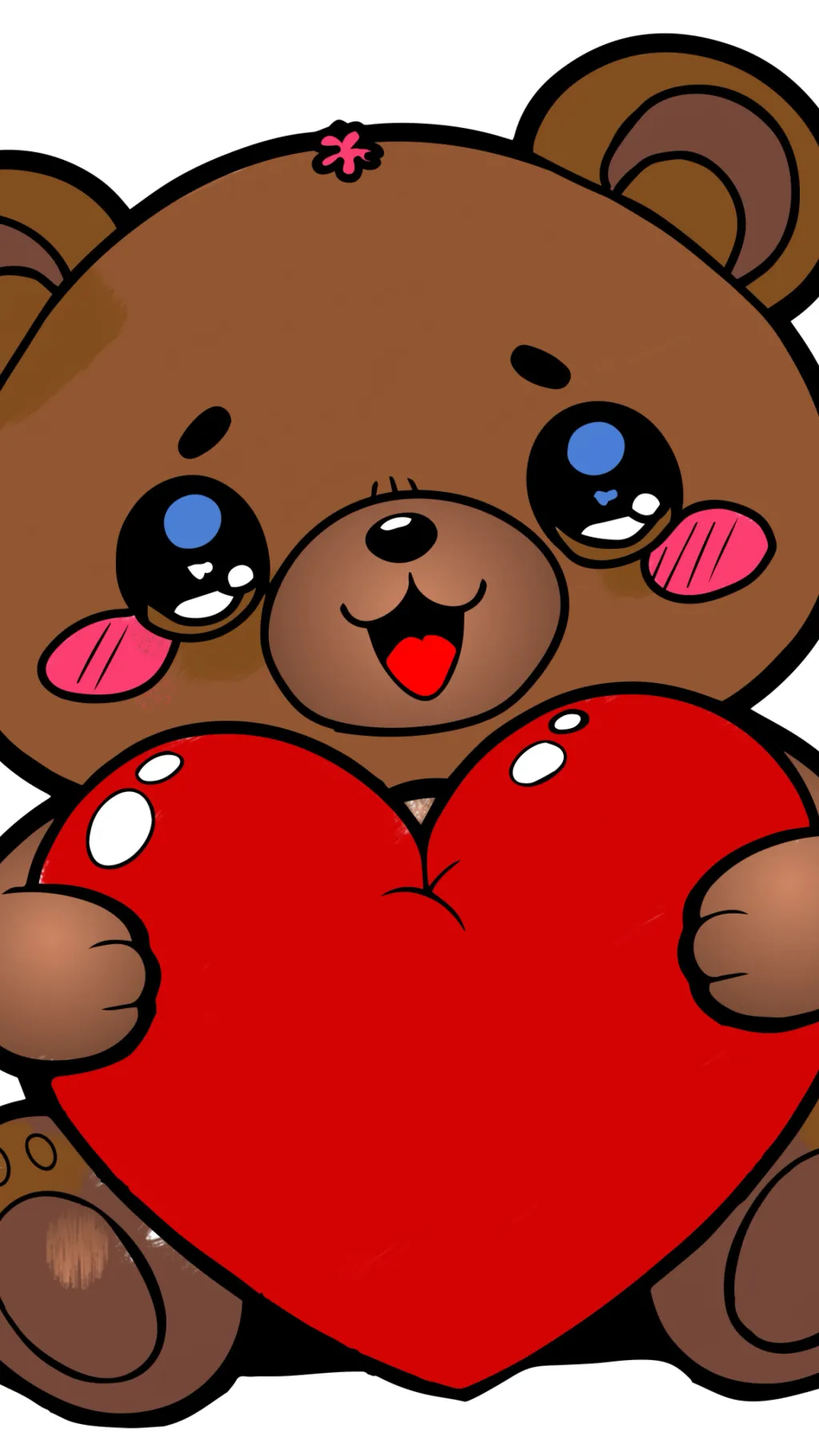 ai character: Nice bear background