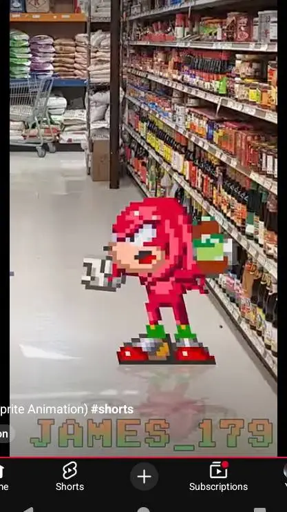 ai character: Sonic sleepover background