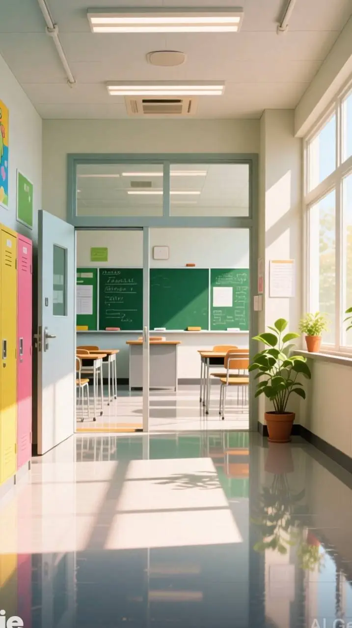 ai character: School background