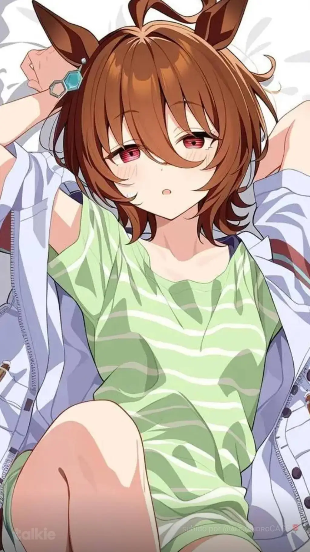 ai character: anges  background