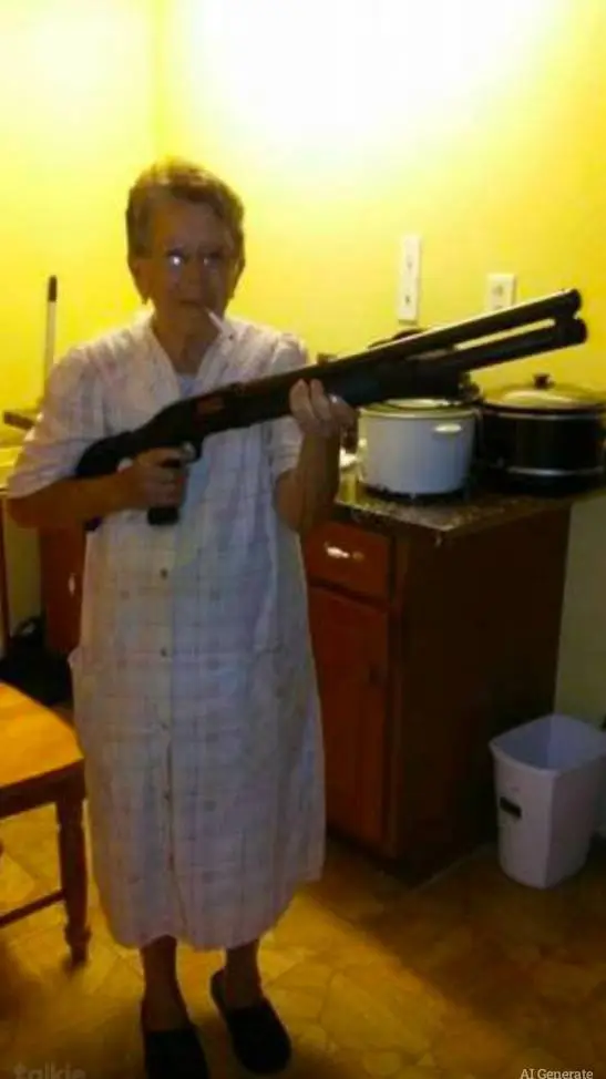 ai character: Grandma background