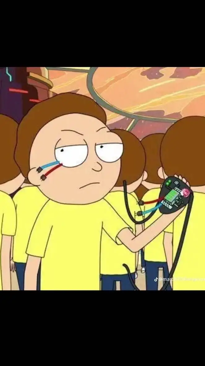 ai character: evil morty background