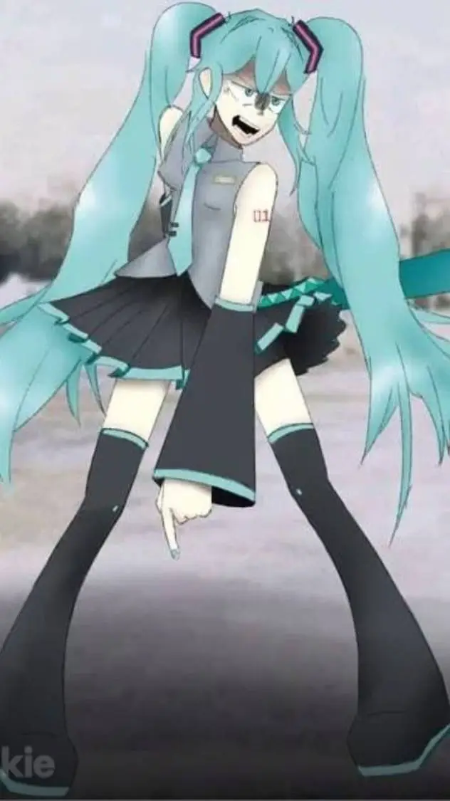 ai character: Miku background