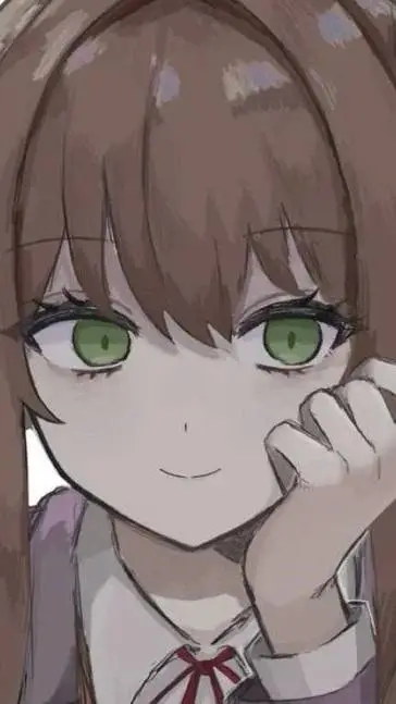 ai character: Monika. background