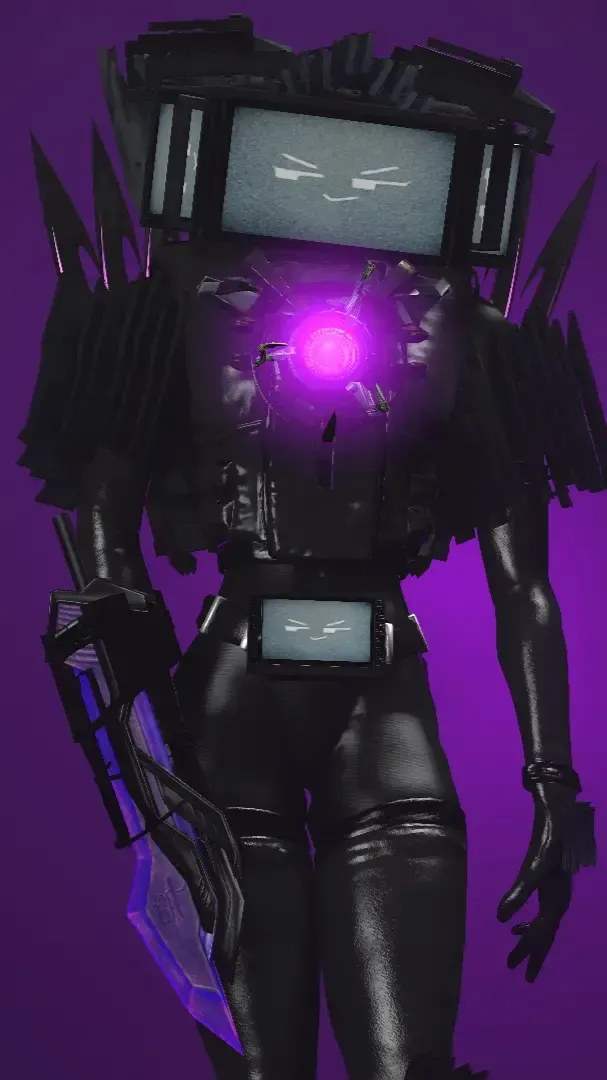 ai character: Titan tv woman  background