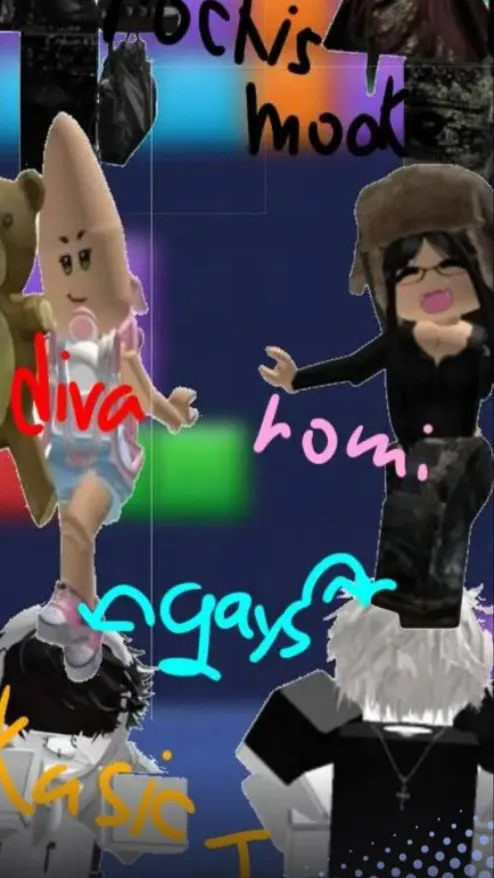 ai character: Roblox gc background