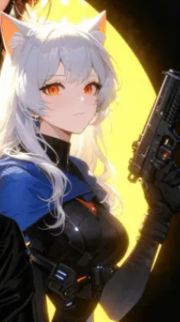 ai character: Luna background
