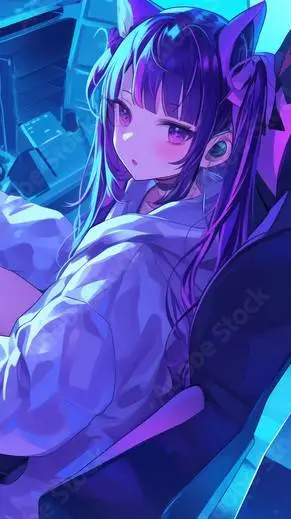 ai character: luna 🫶😻 background