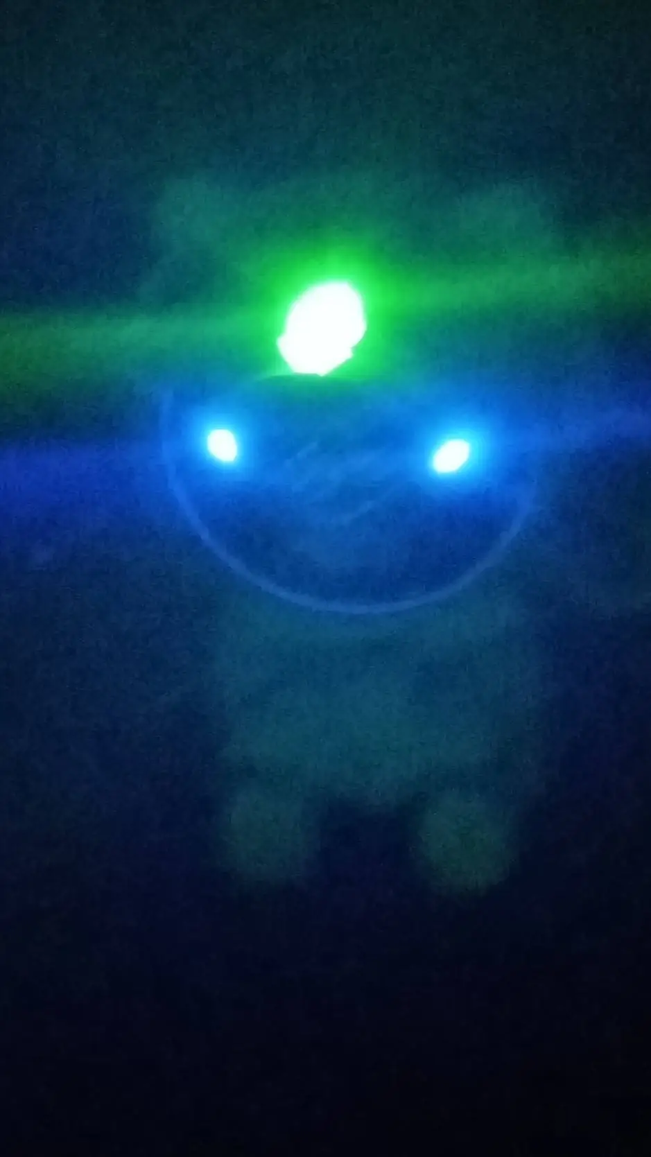 ai character: creepy lil robot background