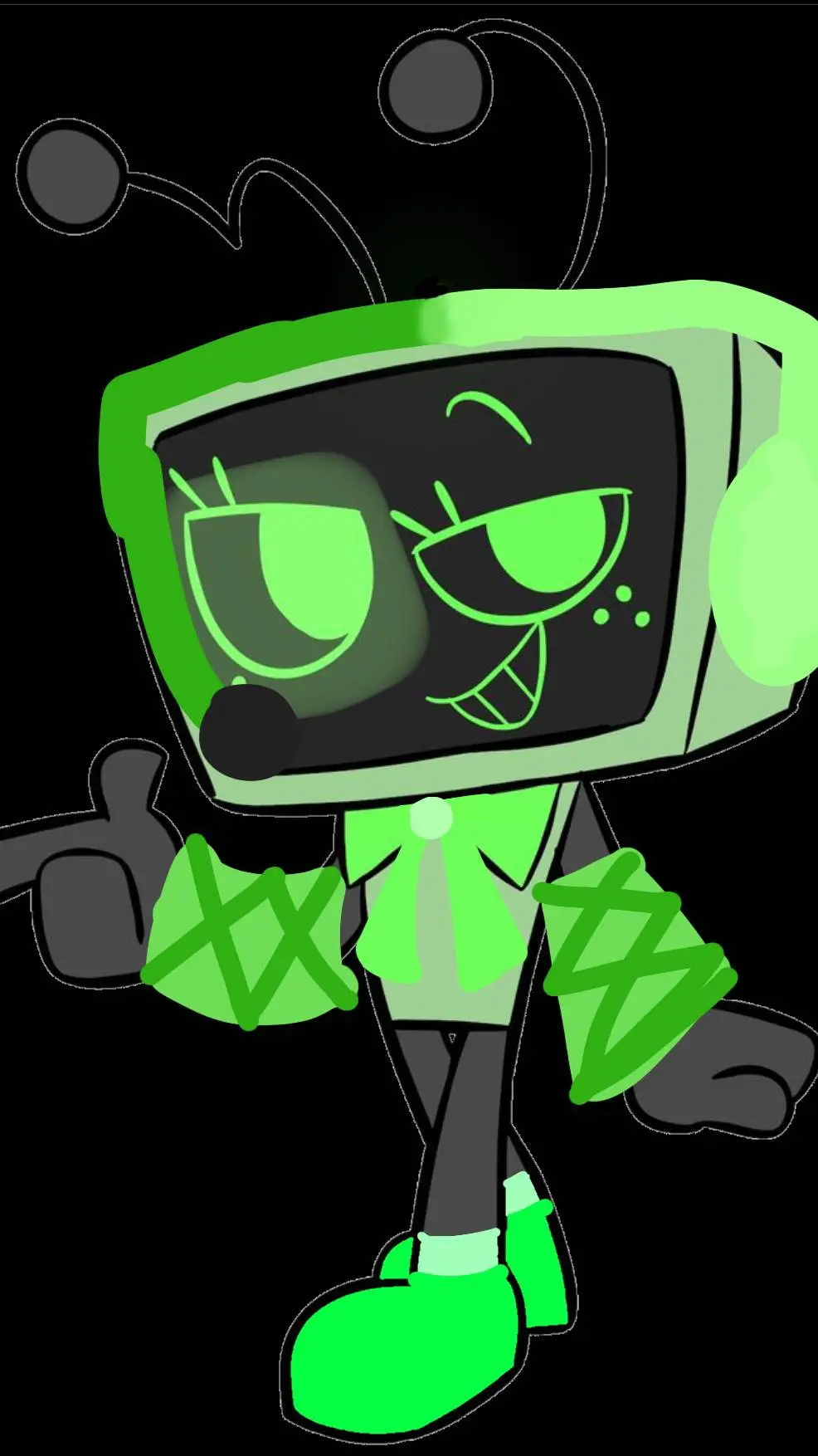 ai character: vee ver.1 background