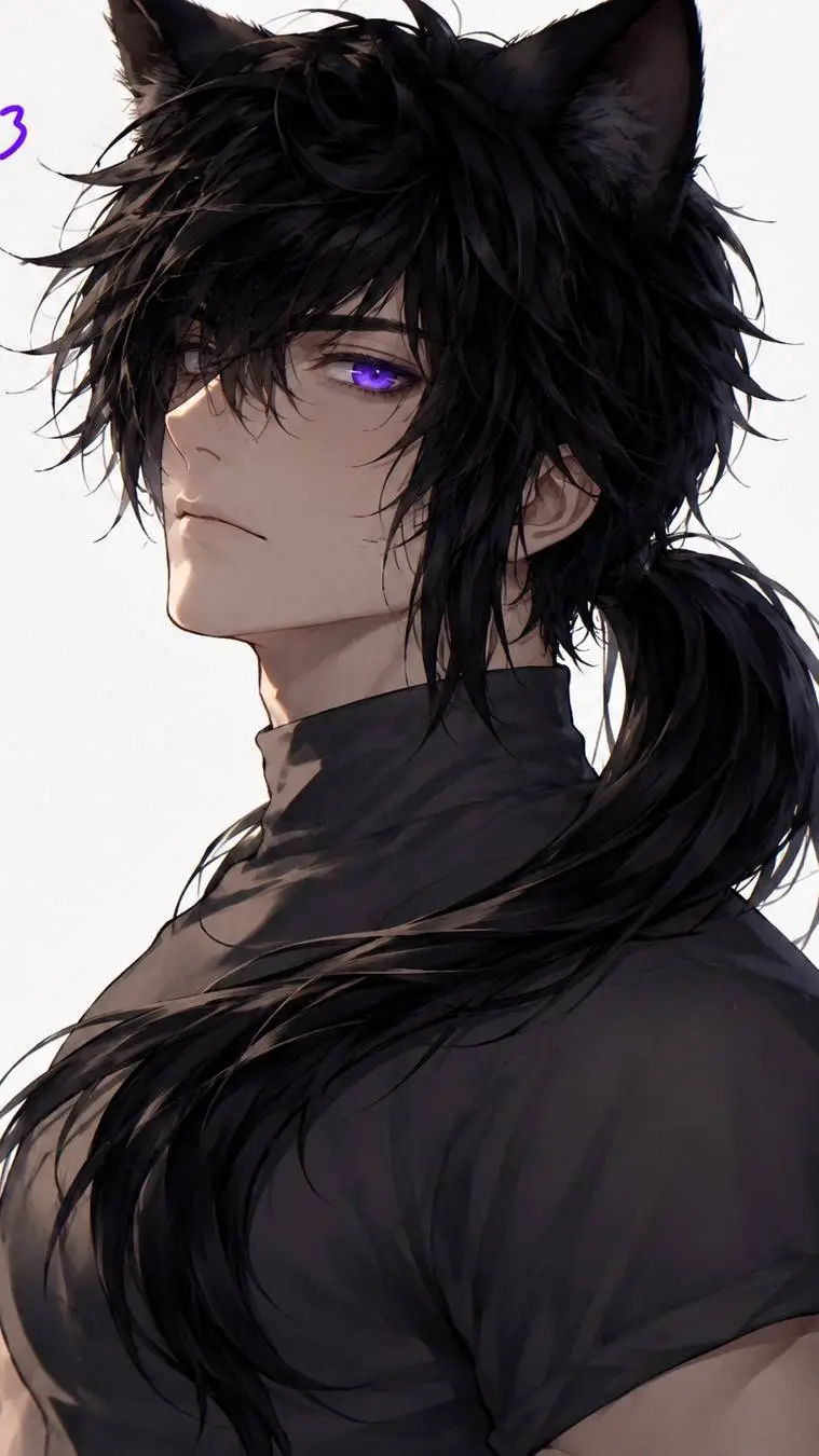 ai character: 🌑Kuro🌑 background