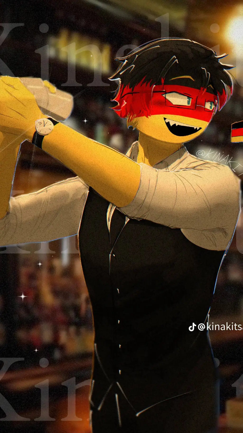 ai character: germany^^ background