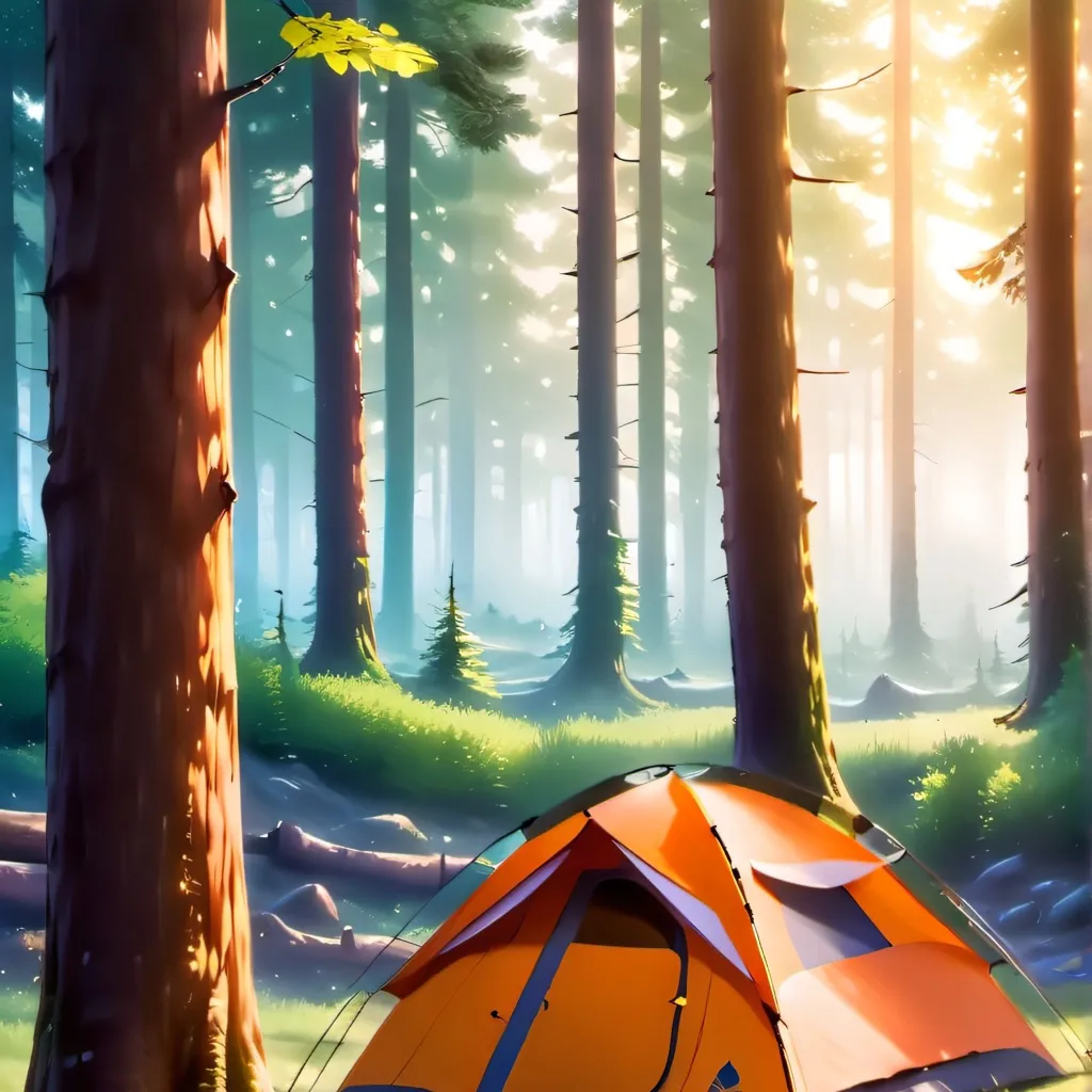 chat with ai character: Camping