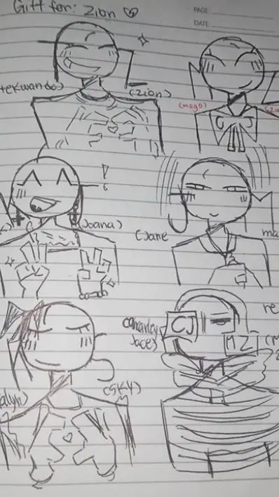 ai character: FRIENDS background