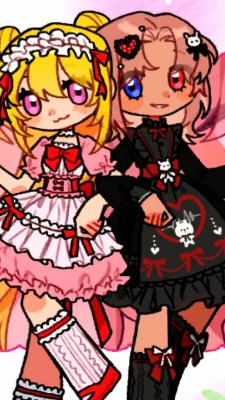 ai character: Lila and Seraphina background